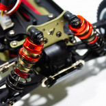 COCHE BRUSHLESS BUGGY 1/14 LC RACING EMB-1H RTR LIPO VERSION (7,4V)  AMARILLO NEGRO