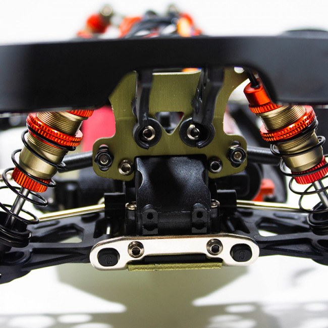 COCHE BRUSHLESS BUGGY 1/14 LC RACING EMB-1H RTR LIPO VERSION (7,4V)  AMARILLO NEGRO