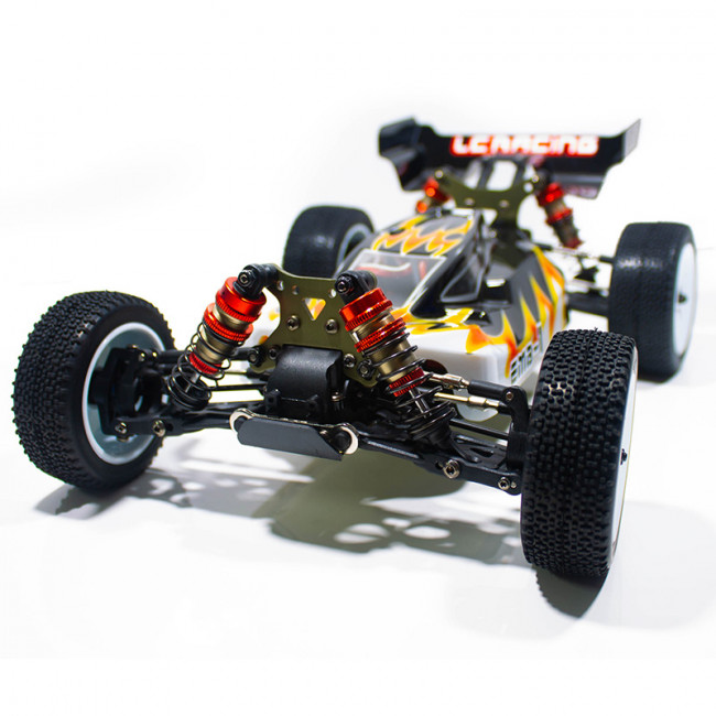 COCHE BUGGY 1/14 EMB-1L LC RACING RTR C/ESCOBILLAS LIPO VERSION (7,4V)  NEGRO Y BLANCO