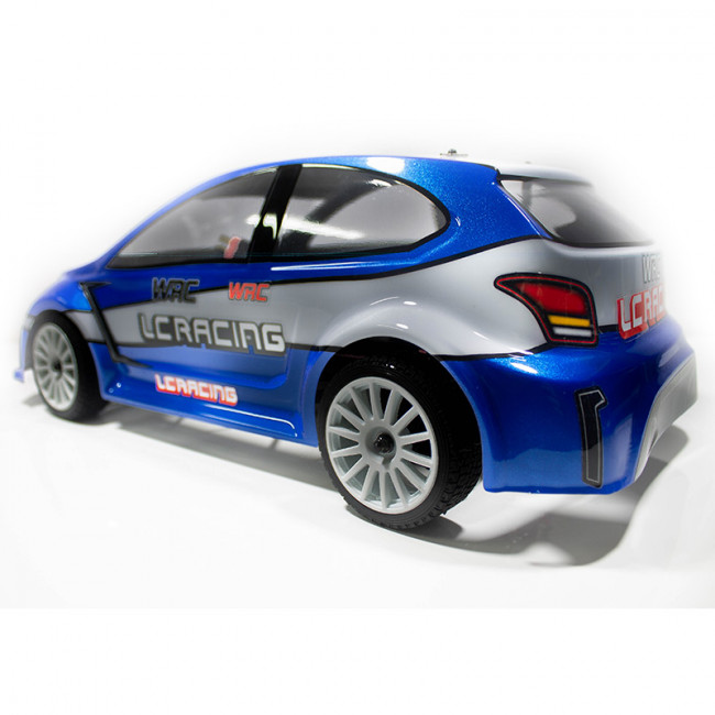 COCHE BRUSHLESS RALLY 1/14 LC RACING EMB-WRCH RTR  LIPO VERSION (7,4V) AZUL