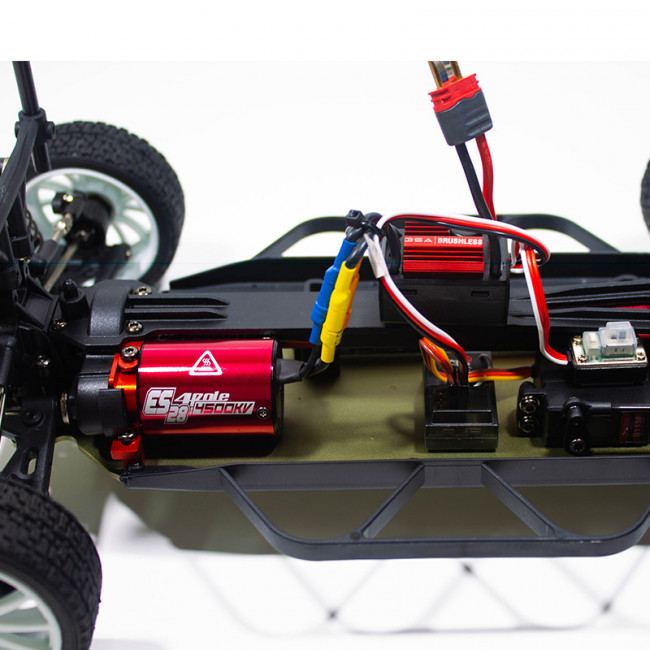 COCHE BRUSHLESS RALLY 1/14 LC RACING EMB-WRCH RTR  LIPO VERSION (7,4V) AZUL