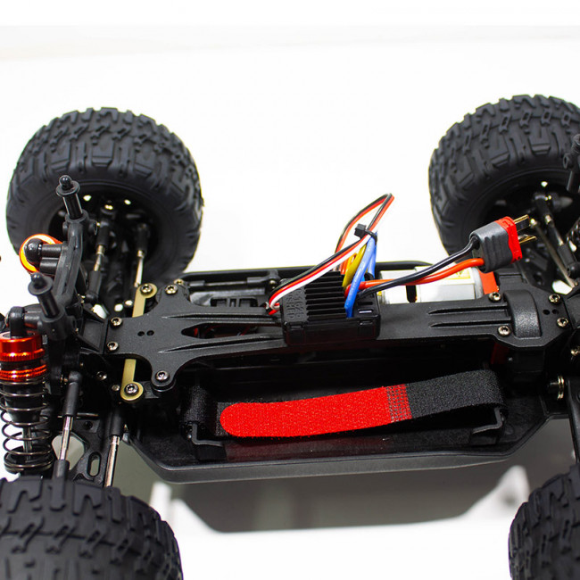 COCHE BIG FOOT 1/14 EMB-MTL LC RACING RTR C/ESCOBILLAS LIPO VERSION (7,4V)