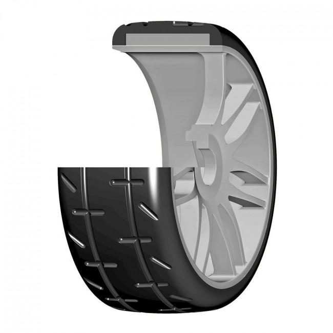 RUEDAS RC 1/8 GT S5 MEDIA REVO GRP PLATEADA