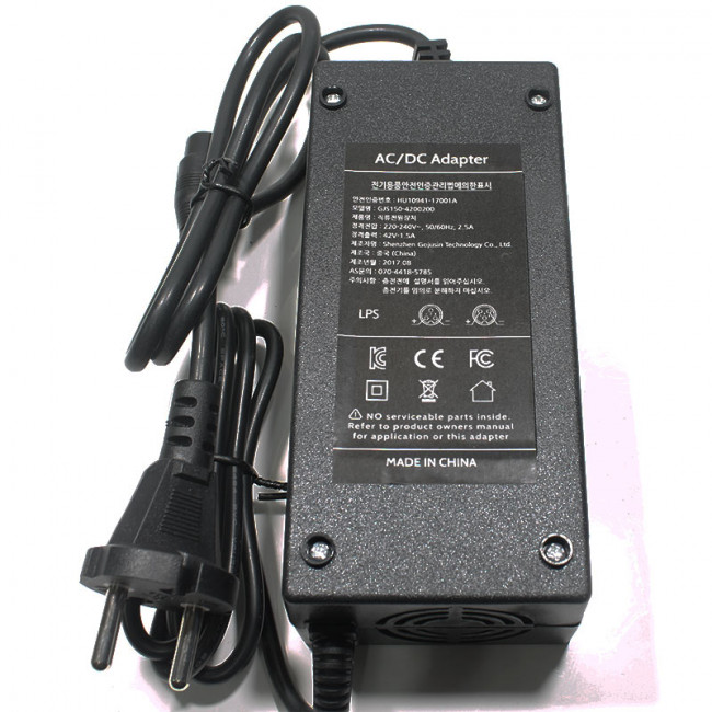 CARGADOR 36V PATINETE ELÉCTRICO MASSCITY