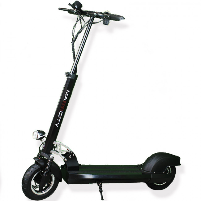 MASSCITY MSC-011 45KM/H BRUSHLESS 500W BAT. 48V 10A 30KM AUTONOMÍA INTERMITENTES TRASEROS (NEGRO)