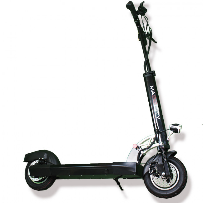 MASSCITY MSC-011 45KM/H BRUSHLESS 500W BAT. 48V 10A 30KM AUTONOMÍA INTERMITENTES TRASEROS (NEGRO)