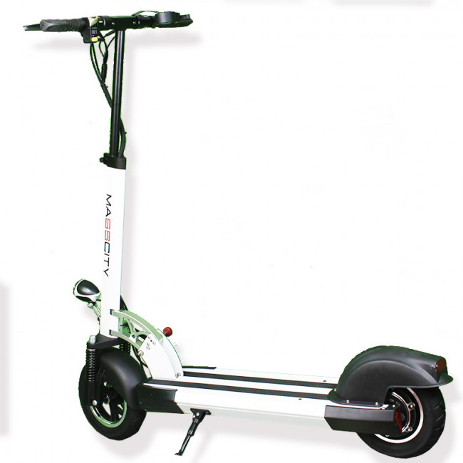 MASSCITY MSC-011 45KM/H BRUSHLESS 500W BAT. 48V 10A 30KM AUTONOMÍA INTERMITENTES TRASEROS (BLANCO)