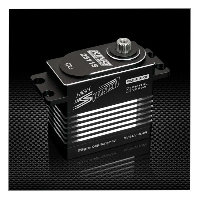SERVO STANDARD CLS2511S 28.5KG-0.10S, PIÑONES Y CAJA METAL, WATERPROOF, HI VOLTAGE, DIGITAL