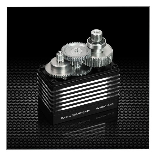 SERVO STANDARD CLS2511S 28.5KG-0.10S, PIÑONES Y CAJA METAL, WATERPROOF, HI VOLTAGE, DIGITAL