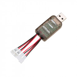 CARGADOR 4 EN 1 BATERÍAS LIPO 1S A USB