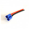 CABLE CON CONECTOR EC5 MACHO 10CM
