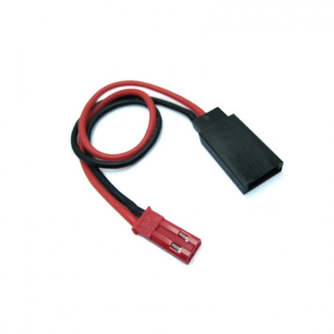 CABLE CONVERTIDOR DE BEC-JST MACHO A FUTABA HEMBRA 8CM