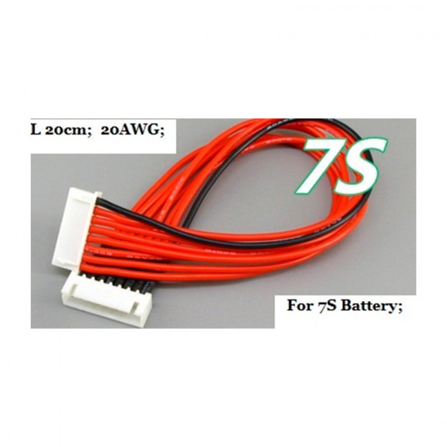 ALARGADOR CONECTOR BALANCEADOR LIPO 7S 20CM
