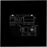 Servo Digital KM4409MD Low Profile 9Kg y 0.11sec Piñones metal