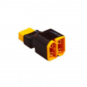 CONECTOR EN SERIE 2 XT60 MACHO A XT60 HEMBRA (2 PCS)
