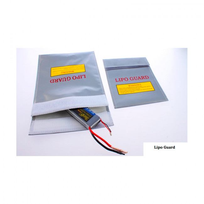 BOLSA ALMACENAMIENTO CARGA BATERÍAS LIPO 180X230MM FIREPROOF