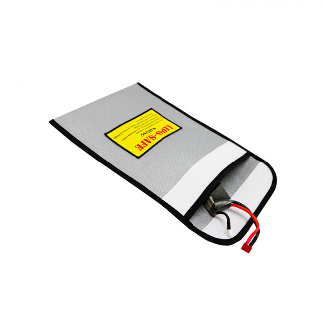 BOLSA ALMACENAMIENTO CARGA BATERÍAS LIPO 230X300MM FIREPROOF