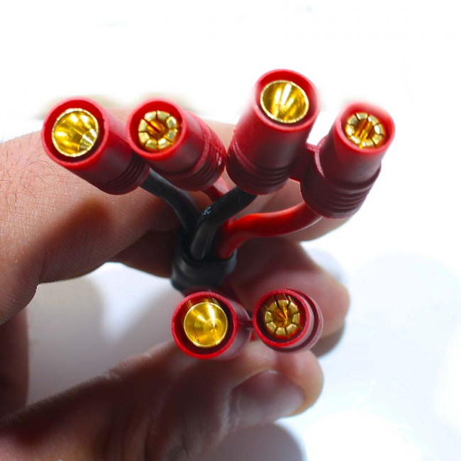 CABLE CONEXIÓN BATERÍAS EN PARALELO CONECTORES HX 6MM