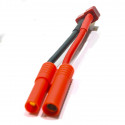 CABLE CONVERTIDOR DE TDEAN MACHO A HXT 4MM HEMBRA 5CM