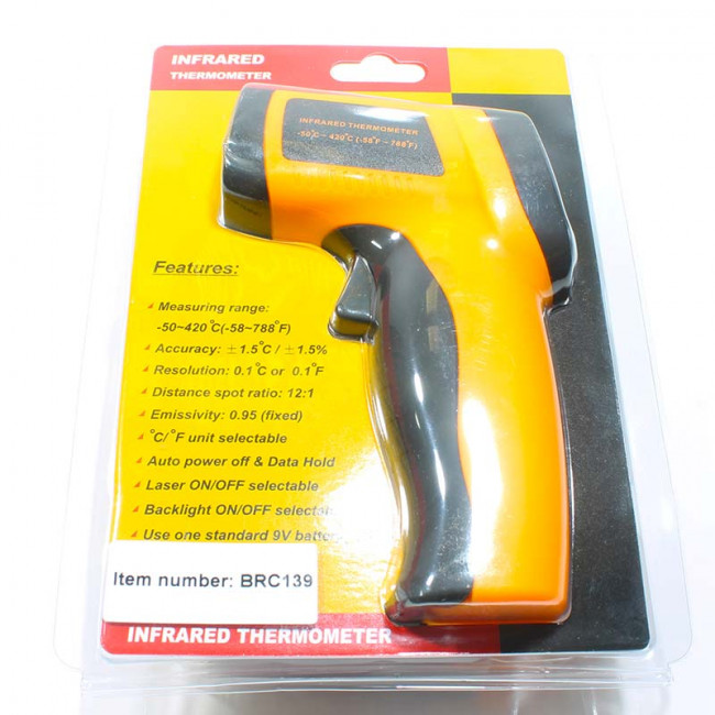 TERMÓMETRO POR INFRAROJOS -50º A 380º PARA RC