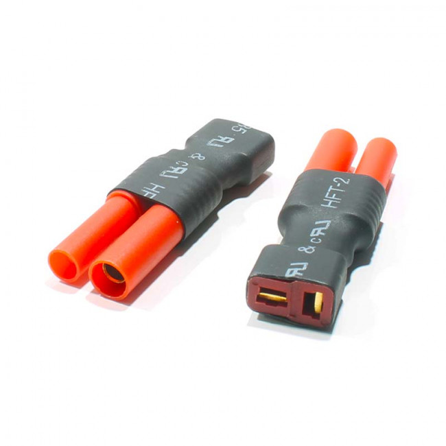 CONECTOR CONVERTIDOR T DEAN HEMBRA A HXT 4MM MACHO (2 PCS)