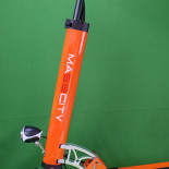 PATINETE ELÉCTRICO MASSCITY MSC005 45KM/H BRUSHLESS 500W BAT. 48V 10A 30KM AUTONOMÍA C/LUCES DE POSICIÓN NARANJA