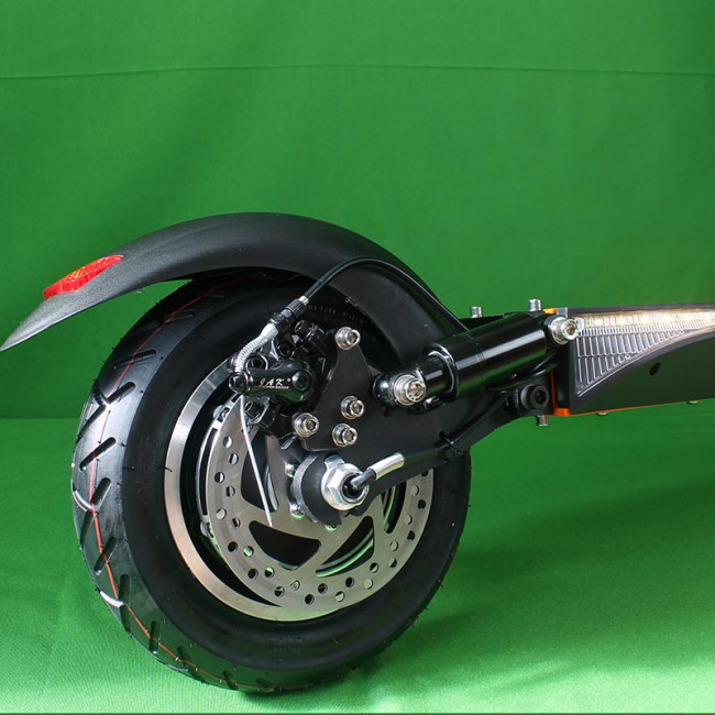 PATINETE ELÉCTRICO MASSCITY MSC005 45KM/H BRUSHLESS 500W BAT. 48V 10A 30KM AUTONOMÍA C/LUCES DE POSICIÓN NARANJA