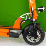 PATINETE ELÉCTRICO MASSCITY MSC005 45KM/H BRUSHLESS 500W BAT. 48V 10A 30KM AUTONOMÍA C/LUCES DE POSICIÓN NARANJA