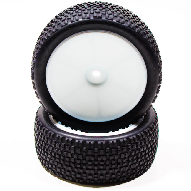 NEUMÁTICOS BUGGY DELANTEROS 1/14 PRE MONTADOS