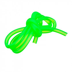 TUBO DE SILICONA VERDE 1M 5MM EXT 3MM INT