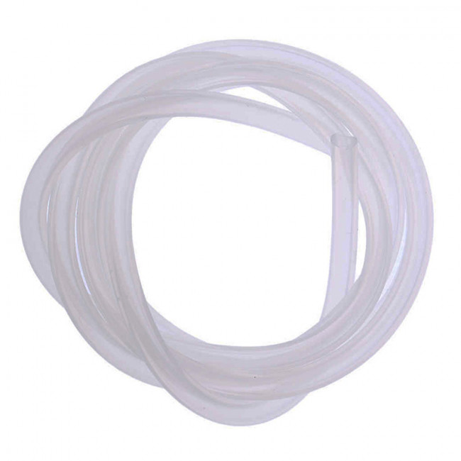 TUBO DE SILICONA TRANSPARENTE 1M 5MM EXT 3MM INT