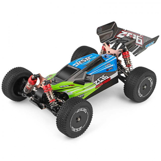 WLTOYS 144001 BUGGY 1/14 TRACCIÓN TOTAL Y LISTO PARA CORRER. 60KM/H CON ALTA CALIDAD. AZUL