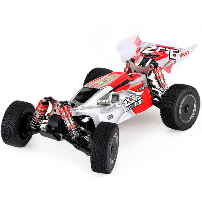 WLTOYS 144001 BUGGY 1/14 TRACCIÓN TOTAL Y LISTO PARA CORRER. 60KM/H CON ALTA CALIDAD. ROJO