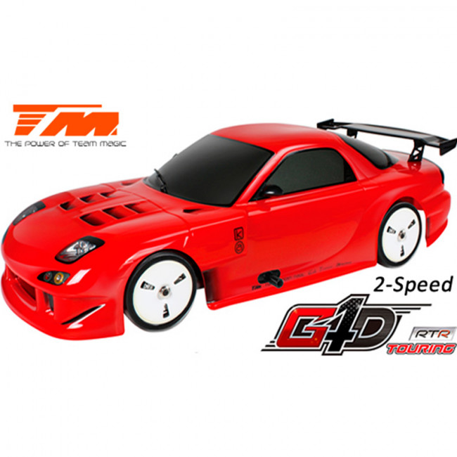 TOURING NITRO G4D SEMI COMPETICIÓN 4X4 CON CAMBIO DE MARCHAS RX7 -LISTO PARA CORRER-