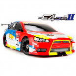 E4JR II 1/10 EP TOURING  4x4 RTR BRUSHLESS+ LIPO GRAFITO NEGRO ROJO (LISTO PARA CORRER)