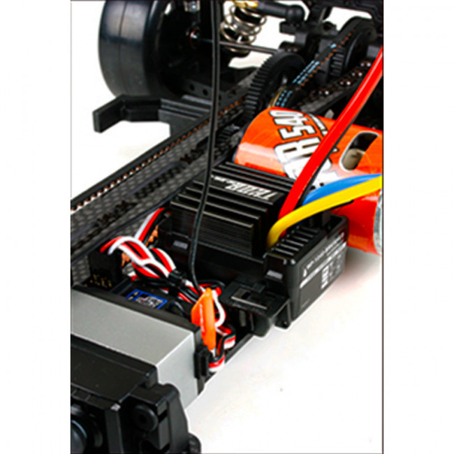 E4JR II 1/10 EP TOURING  4x4 RTR CON ESCOBILLAS + LIPO GRAFITO NEGRO ROJO (LISTO PARA CORRER)