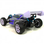 Coche RC XSTR Pro HSP 1/10 Brushless Lipo 2,4Ghz 4WD Azul-Plata
