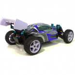Coche RC XSTR Pro HSP 1/10 Brushless Lipo 2,4Ghz 4WD Azul-Plata