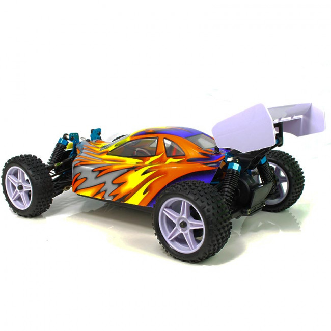Coche RC XSTR Pro HSP 1/10 Brushless Lipo 2,4Ghz 4WD Azul-Am-Pl