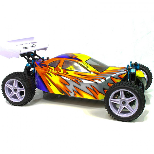 Coche RC XSTR Pro HSP 1/10 Brushless Lipo 2,4Ghz 4WD Azul-Am-Pl