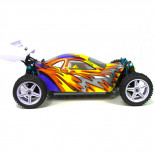 XSTR BUGGY 1/10 2.4GHZ+BAT+CARGA (PLATA-AMARILLO)
