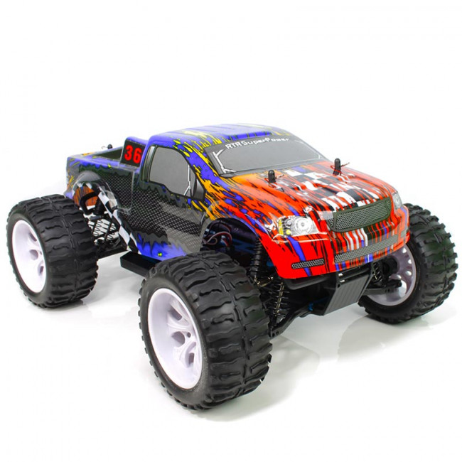 Brontosaurus Coche RC HSP Truck Azul y Naranja