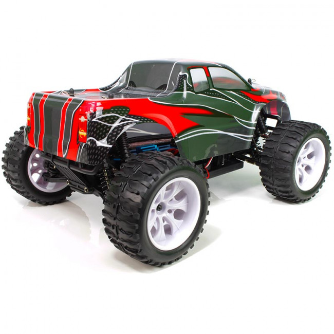 Tyranosaurus HSP Monster Big Food 1/10 Gasolina Rojo y Plateado