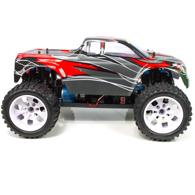 Tyranosaurus HSP Monster Big Food 1/10 Gasolina Rojo y Plateado