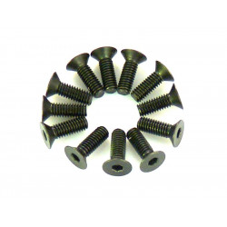 TORNILLOS CABEZA CÓNICA ROSCA MÉTRICA 5X25 (4PCS)