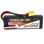 BATERÍA LIPO CONECTOR XT90 11.1V 4500MHA 50C CAJA DURA