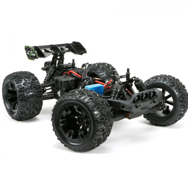 TRUGGY BRUSHLESS E5HX MONSTER TRUCK NEGRO-ROJO (LISTO PARA CORRER)