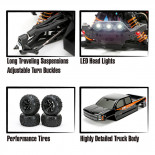 MONSTER TRUCK E5 BRUSHLESS 3655 / 4400KV NEGRO (LISTO PARA CORRER)