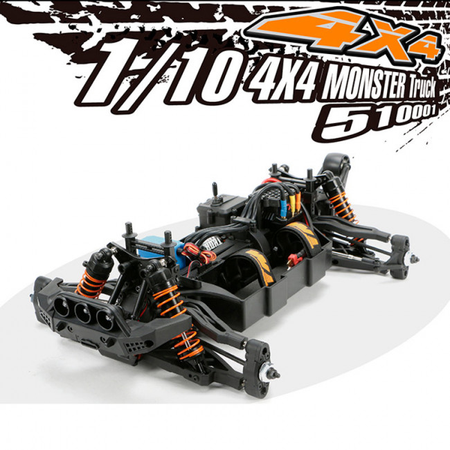 MONSTER TRUCK E5 BRUSHLESS 3655 / 4400KV NEGRO (LISTO PARA CORRER)