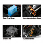 MONSTER TRUCK E5 BRUSHLESS 3655 / 4400KV NEGRO (LISTO PARA CORRER)